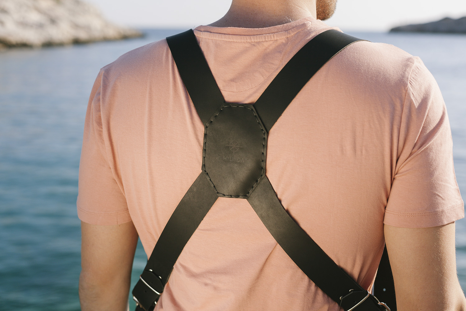 BLACK VOVOUSA - Dual Leather Camera Straps